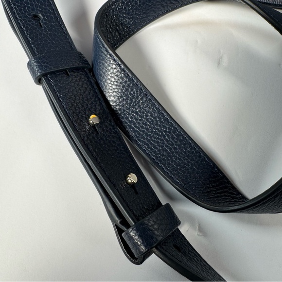 Kate Spade Astrid Striped Canvas and Leather Medium Crossbody Handbag - Picture 5 of 15